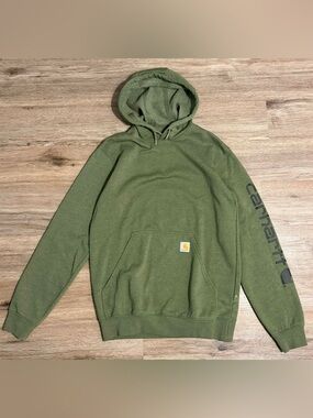 Carhartt Olive Green Mid weight Hoodie